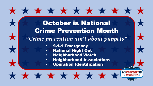 October is Crime Prevention Month